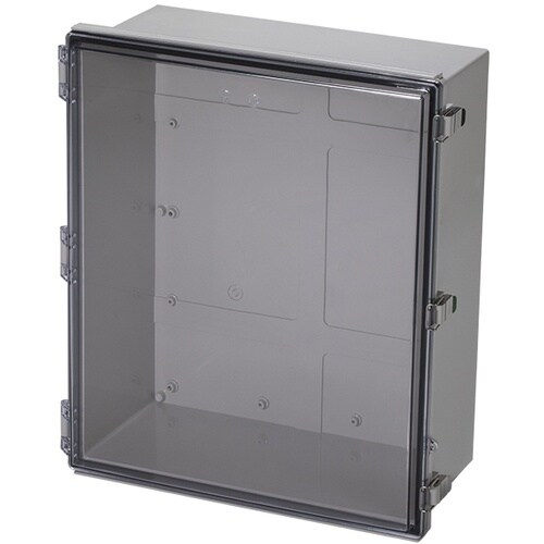 タカチ 防水・防塵ボックス 透明/ホワイトグレー