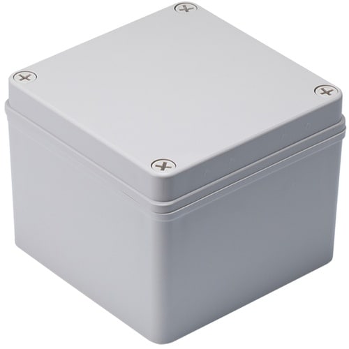 タカチ 防水・防塵ボックス ホワイトグレー 125