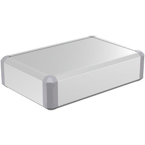 タカチ アルミボックス W300×H75.4×D2