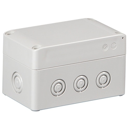 タカチ ノックアウト付防水・防塵ボックス ホワイト