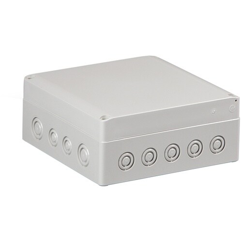 タカチ ノックアウト付防水・防塵ボックス ホワイト