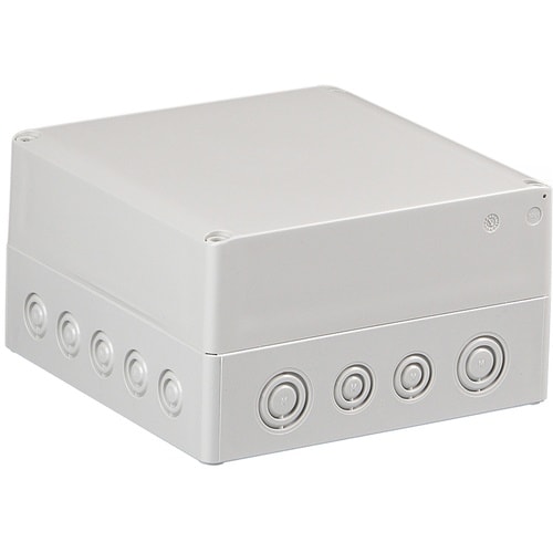 タカチ ノックアウト付防水・防塵ボックス ホワイト