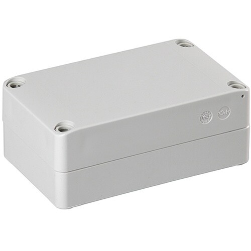 タカチ 防水・防塵ポリカボックス ホワイトグレー