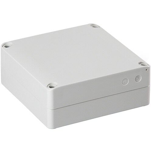 タカチ 防水・防塵ポリカボックス ホワイトグレー