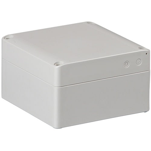 タカチ 防水・防塵ポリカボックス ホワイトグレー