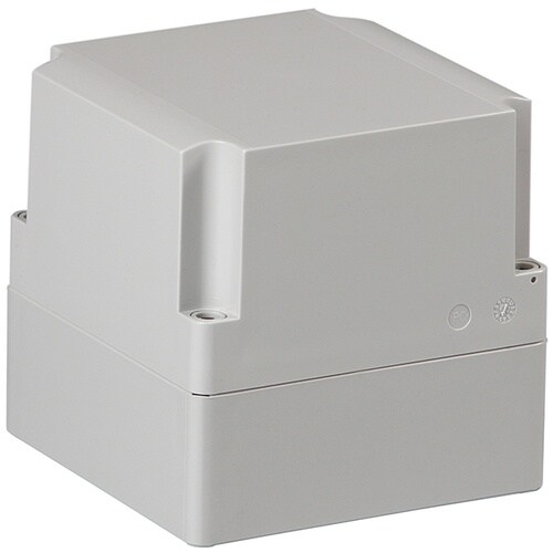 タカチ 防水・防塵ポリカボックス ホワイトグレー
