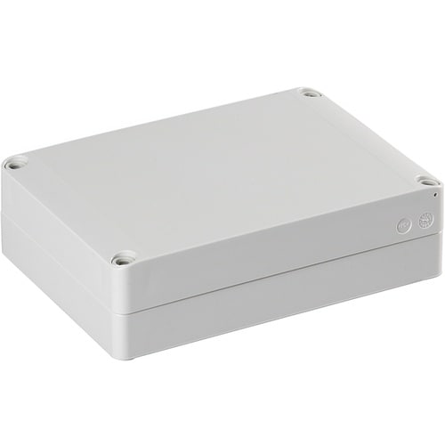 タカチ 防水・防塵ポリカボックス ホワイトグレー