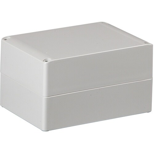 タカチ 防水・防塵ポリカボックス ホワイトグレー