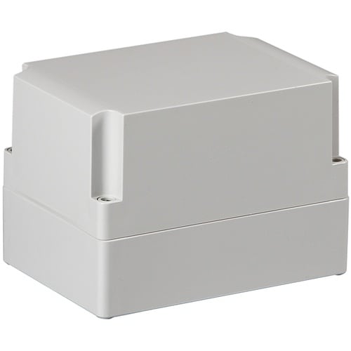 タカチ 防水・防塵ポリカボックス ホワイトグレー