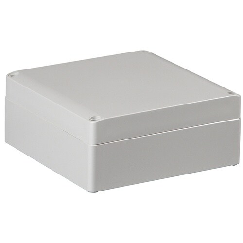 タカチ 防水・防塵ポリカボックス ホワイトグレー