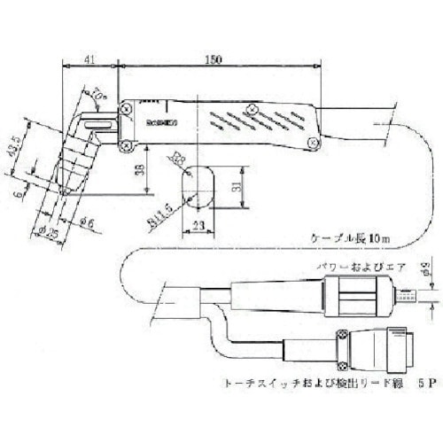 DAIHEN プラズマ切断トーチ CTL−0151