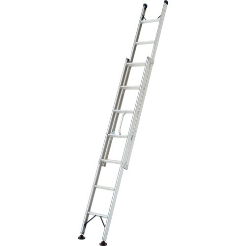 PiCa プッシュアップ式2連はしご 4M 脚部ド