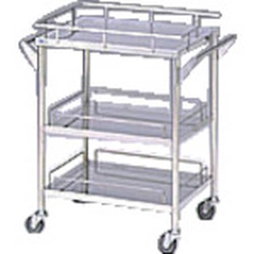 AS ステンレスパンチングワゴンSS−3P