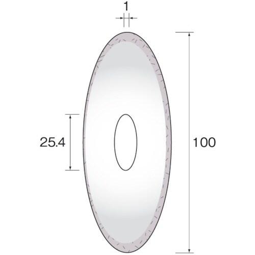 Minimo 電着ダイヤモンドブレード Φ100