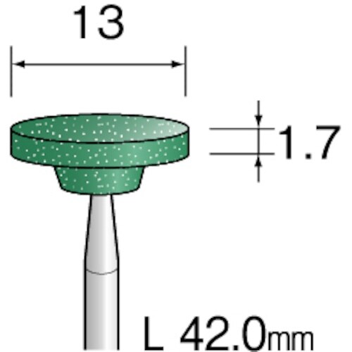 Minimo グリーン砥石 GC#120 φ13