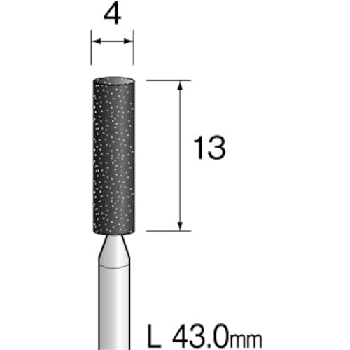 Minimo ブラック砥石 A#80 φ4 (10
