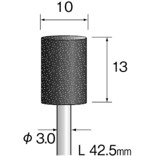 Minimo ブラック砥石 A#60 φ10 (1