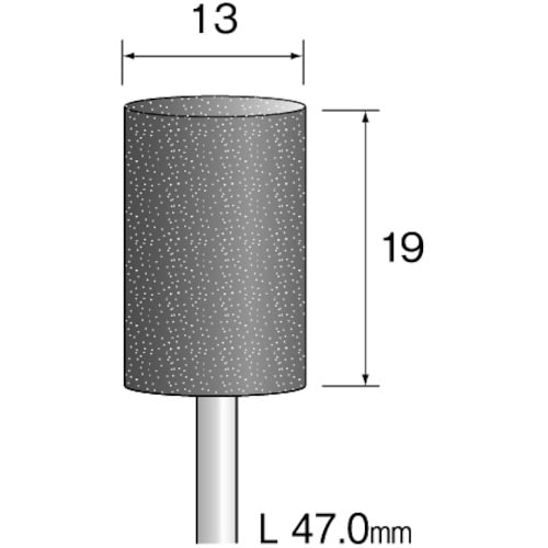 Minimo グレー砥石 A/WA#60 φ13