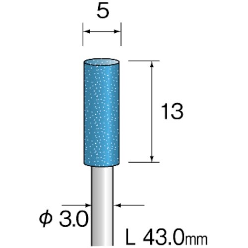 Minimo 精密コバルト砥石 SA#80 φ5