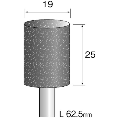 Minimo グレー砥石 A/WA#60 φ19