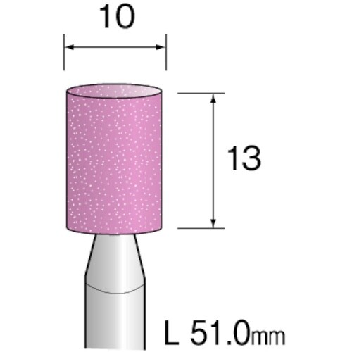 Minimo PAピンク砥石#120 φ10 (1