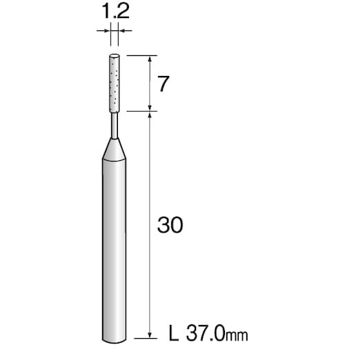 Minimo 精密砥石 WA砥粒#320 φ1.2