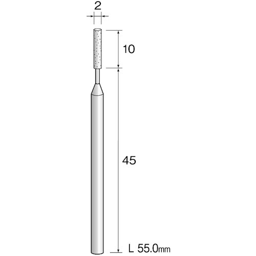 Minimo 精密砥石 WA砥粒#320 φ2 (