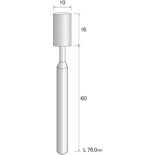 Minimo 精密砥石 WA砥粒#100 φ10