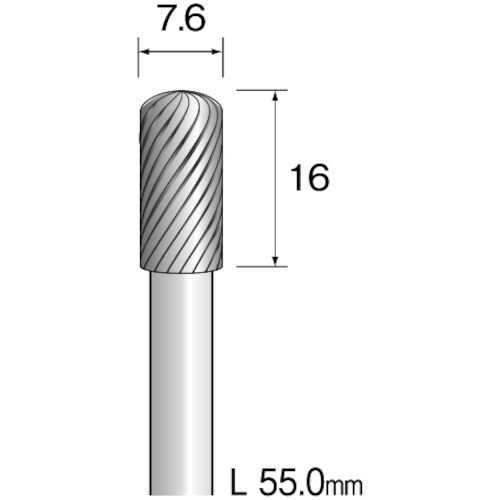 Minimo 超硬カッター スパイラルカット Φ7