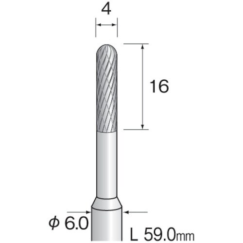Minimo 超硬カッター クロスカット Φ4