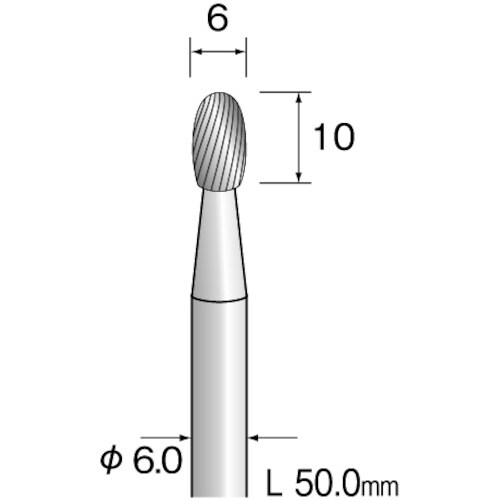 Minimo 超硬カッター スラルカット Φ6 軸