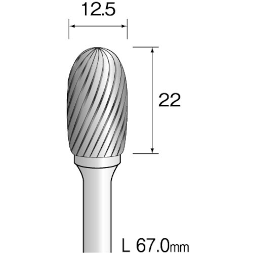 Minimo 超硬カッター スパイラルカット Φ1