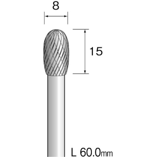 Minimo 超硬カッター クロスカット Φ8