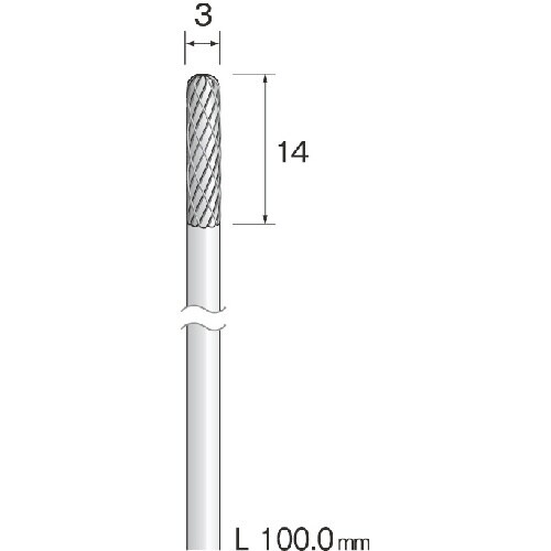 Minimo ロングシャフト超硬カッター クロスカ