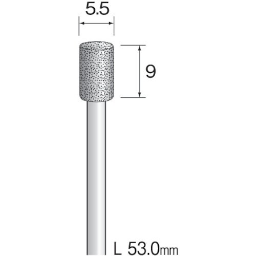 Minimo 電着ダイヤモンドバー#120 Φ5.