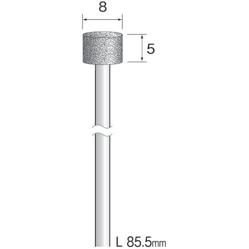 Minimo ロングシャフト電着ダイヤモンドバー#