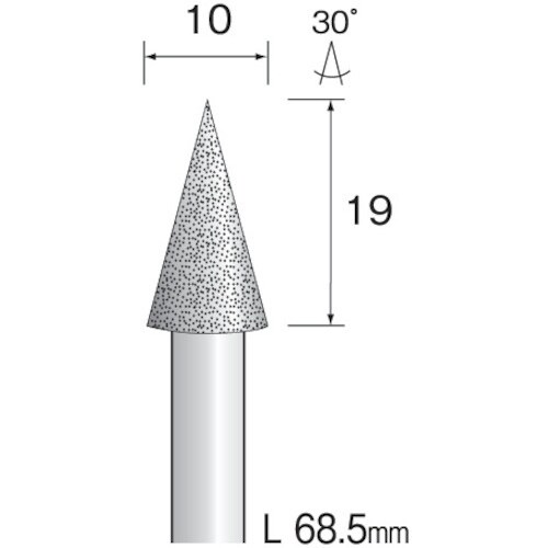 Minimo 電着ダイヤモンドバー#120 Φ10