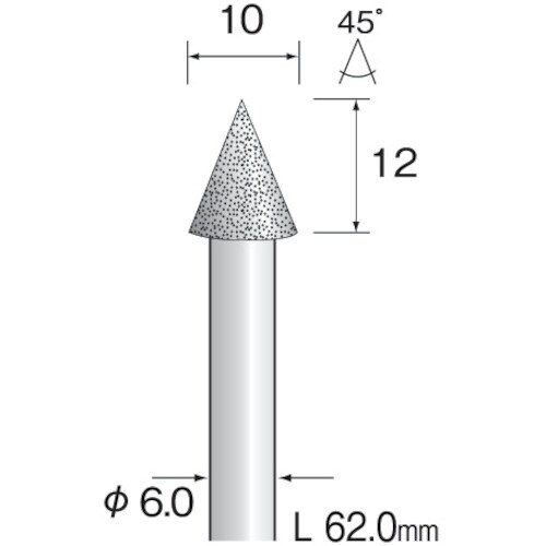 Minimo 電着ダイヤモンドバー#120 Φ10