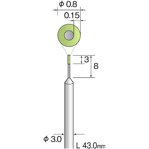 Minimo ビトリファイドダイヤモンドバー#32