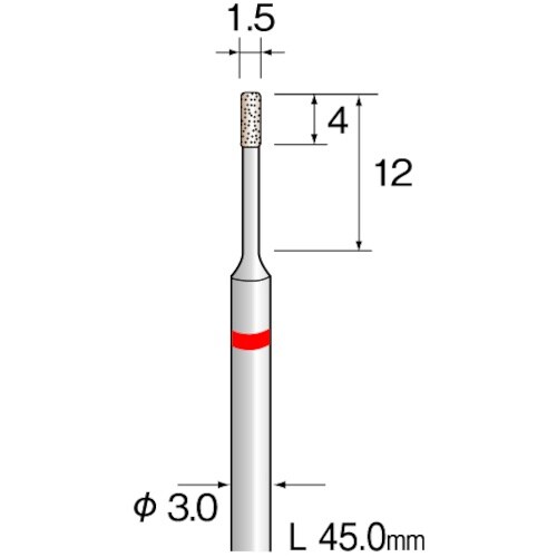 Minimo 精密電着CBNバー 超硬軸#140
