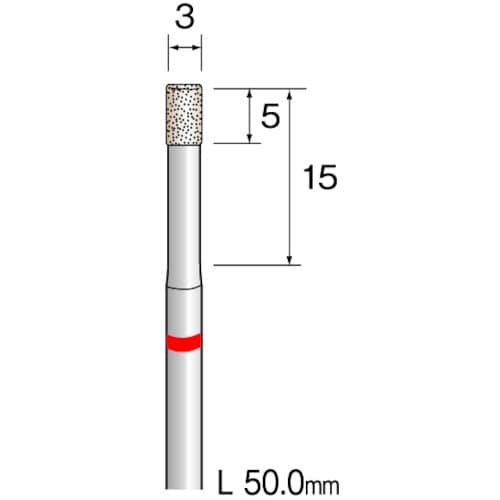 Minimo 精密電着CBNバー 超硬軸#140