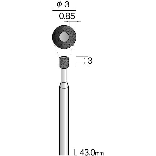 Minimo ビトリファイドCBNバー#170 Φ