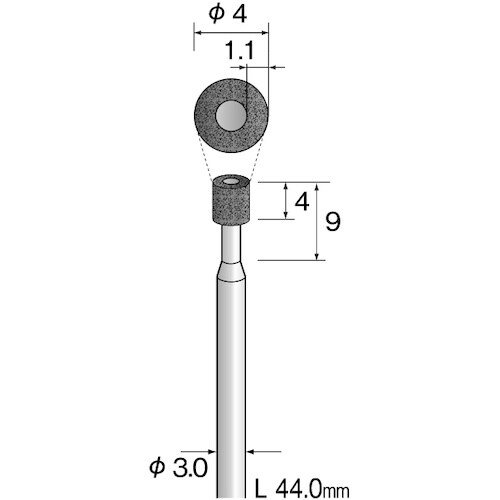 Minimo ビトリファイドCBNバー#170 Φ