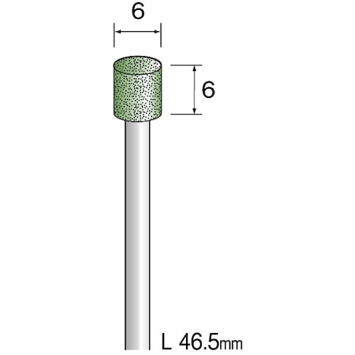 Minimo レジンボンドCBNバー#120 Φ6
