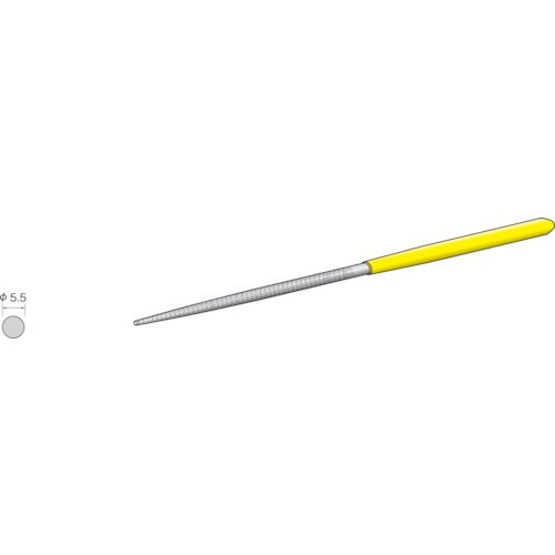 Minimo シャープカットヤスリ 中目 丸