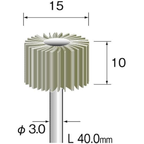 Minimo ダイヤモンドラジアルサンダー 電着#