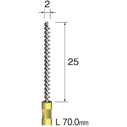 Minimo スパイラルホールブラシ ナイロン Φ