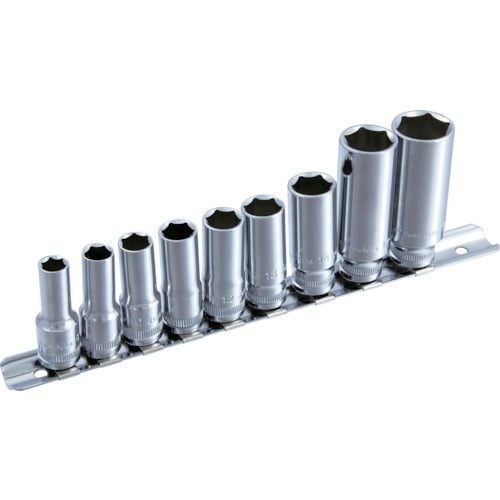 スエカゲ 3/8DR.9PC.ウェーブディープソケ