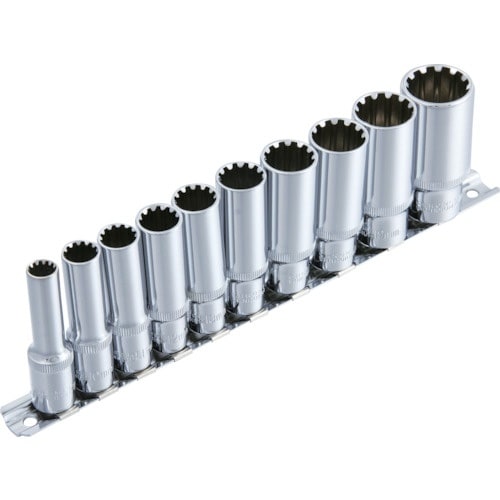 スエカゲ 3/8DR.10PC.スプラインディープ