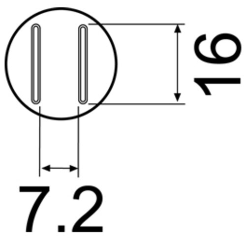 白光 ノズル SOP 7.5mmX15mm